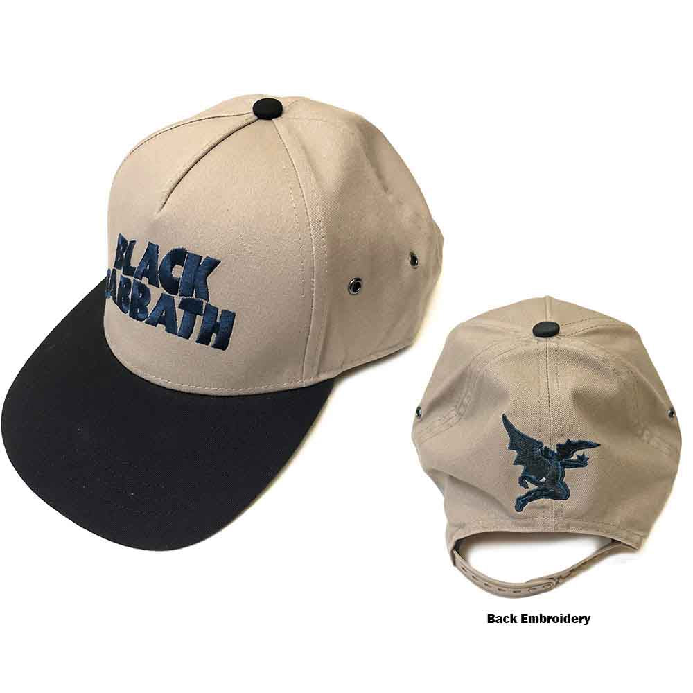Black Sabbath Wavy Logo Hat Black, Neutral
