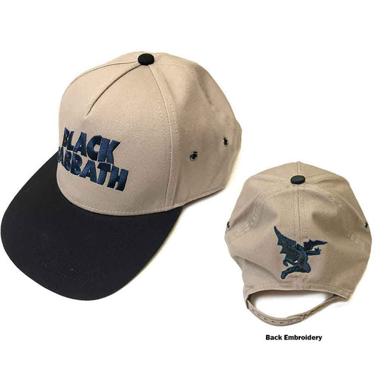 Black Sabbath Wavy Logo Hat Black, Neutral