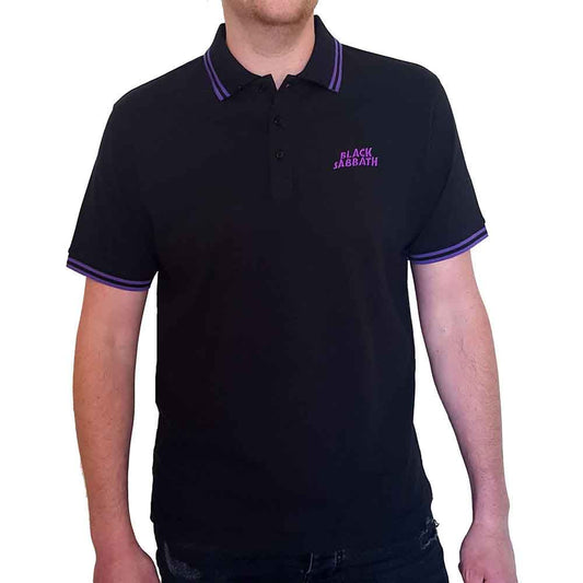 Black Sabbath Wavy Logo Polo Shirt