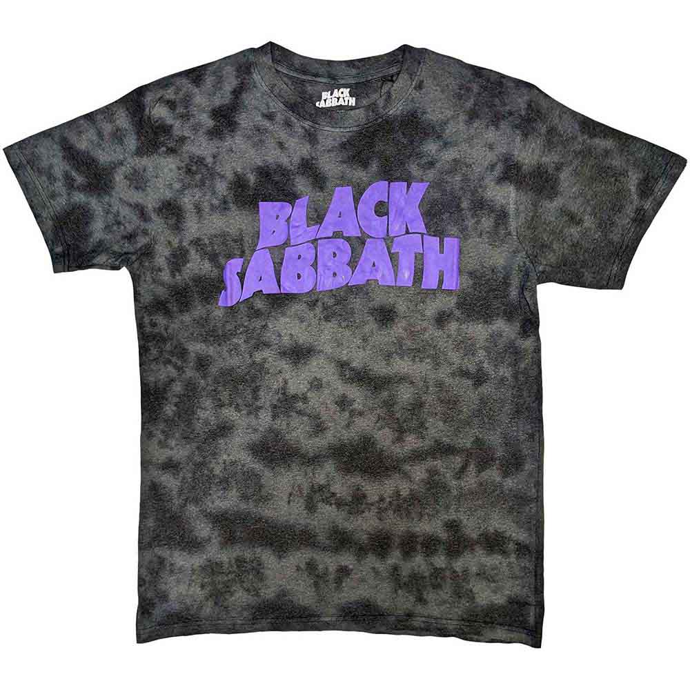 Black Sabbath Wavy Logo Mens T Shirt