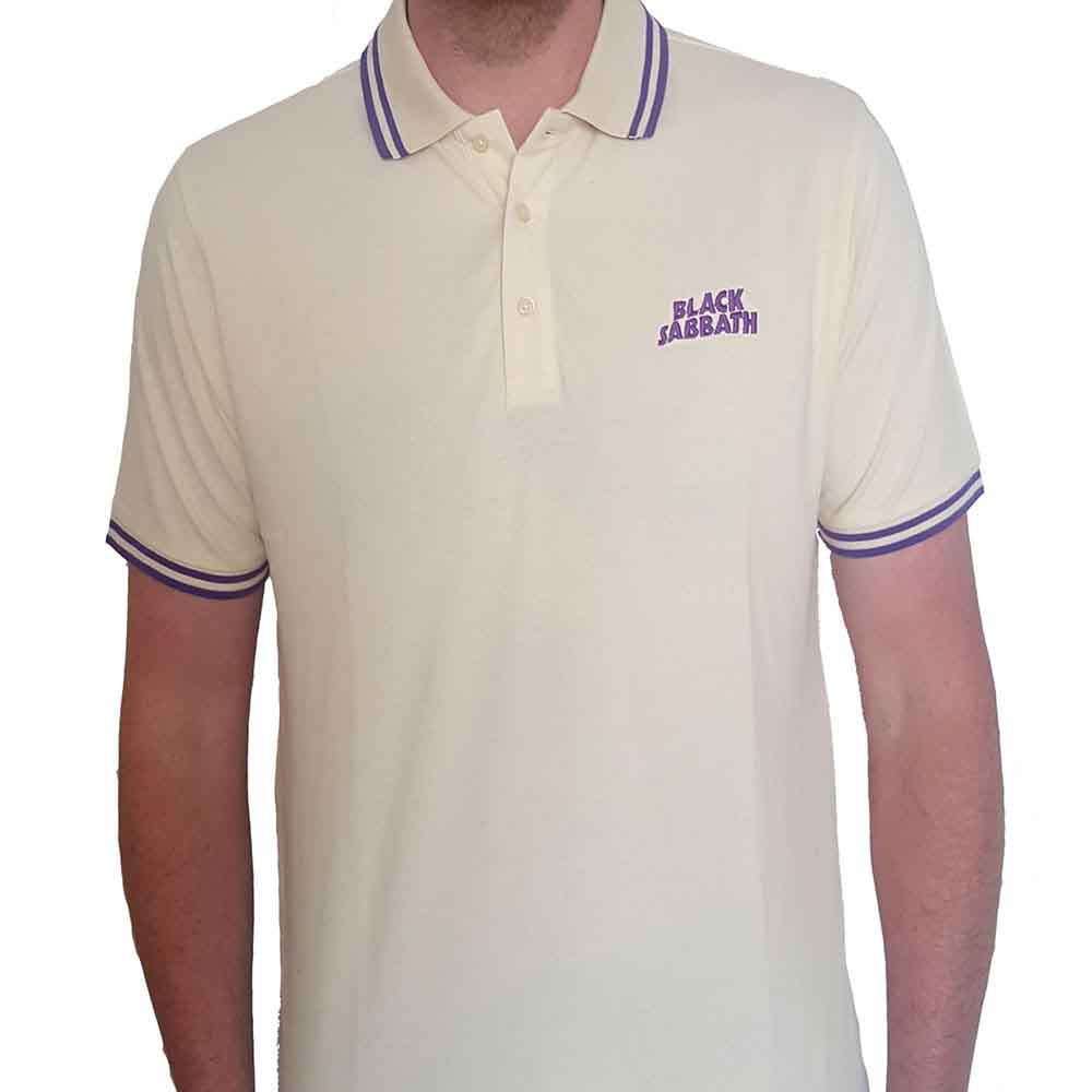 Black Sabbath Wavy Logo Polo Shirt