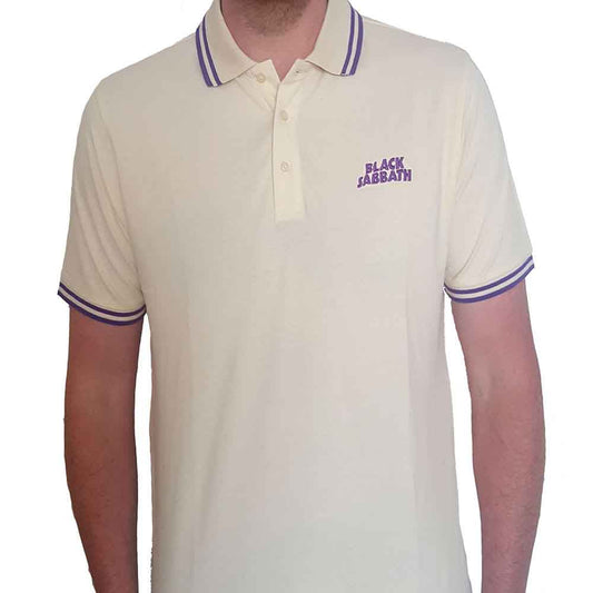 Black Sabbath Wavy Logo Polo Shirt