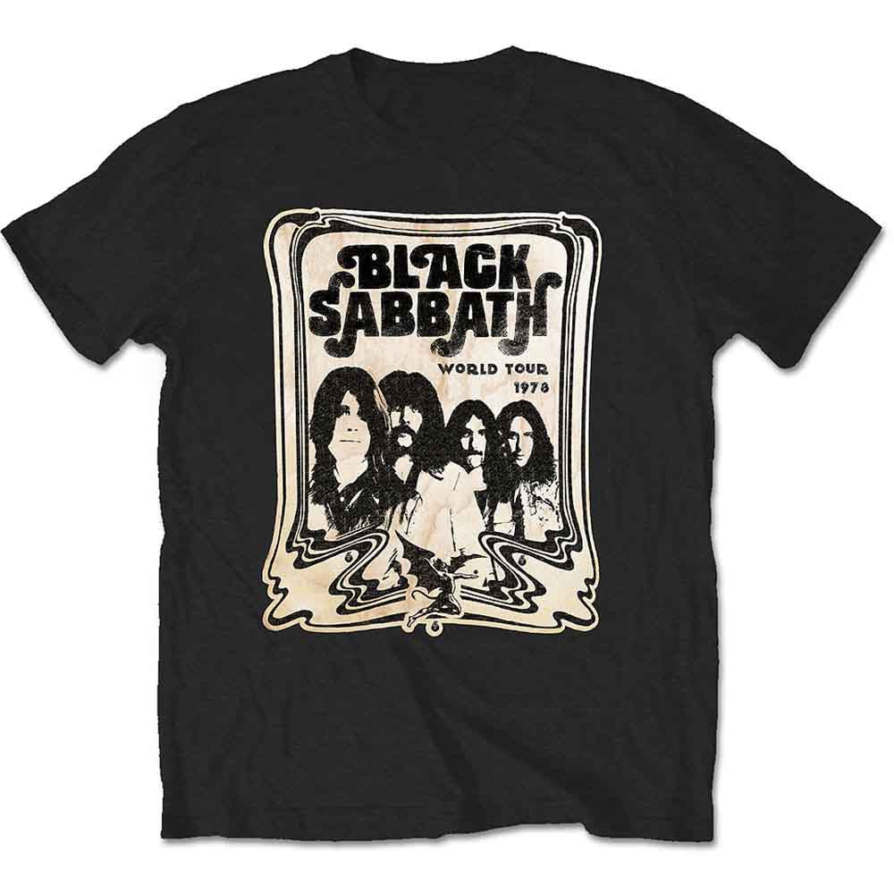 Black Sabbath World Tour 1978 Mens T Shirt
