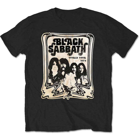 Black Sabbath World Tour 1978 Mens T Shirt