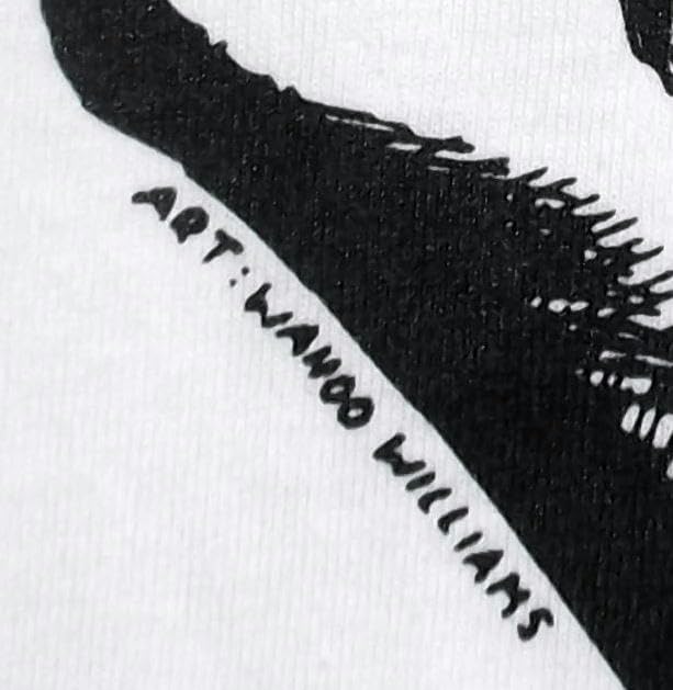 Black Flag Band My Rules Art Wahoo Williams Tee SST Records Mens T Shirt White