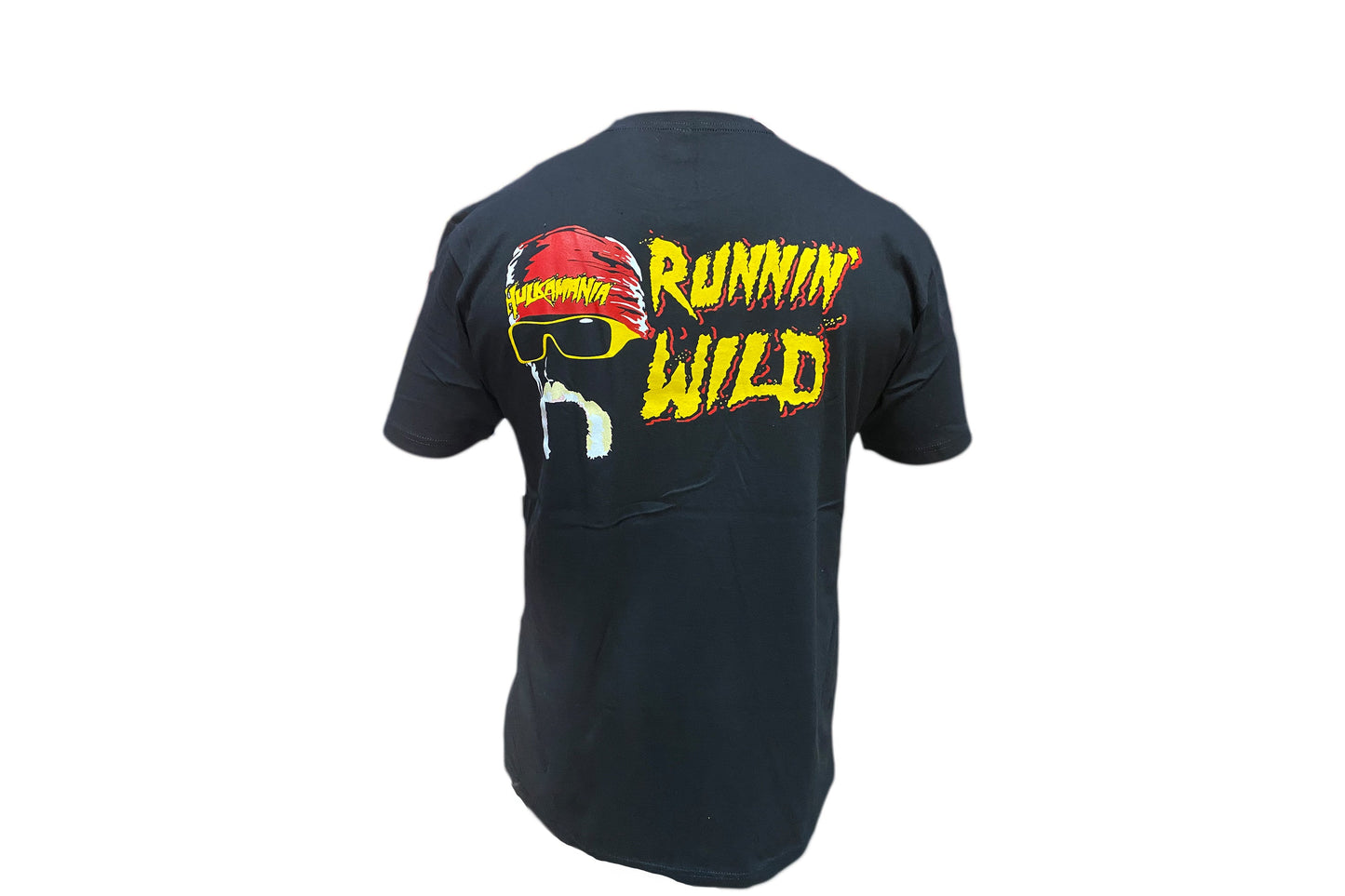 Hulk Hogan Hulkamania Runnin Wild Mens T Shirt Black