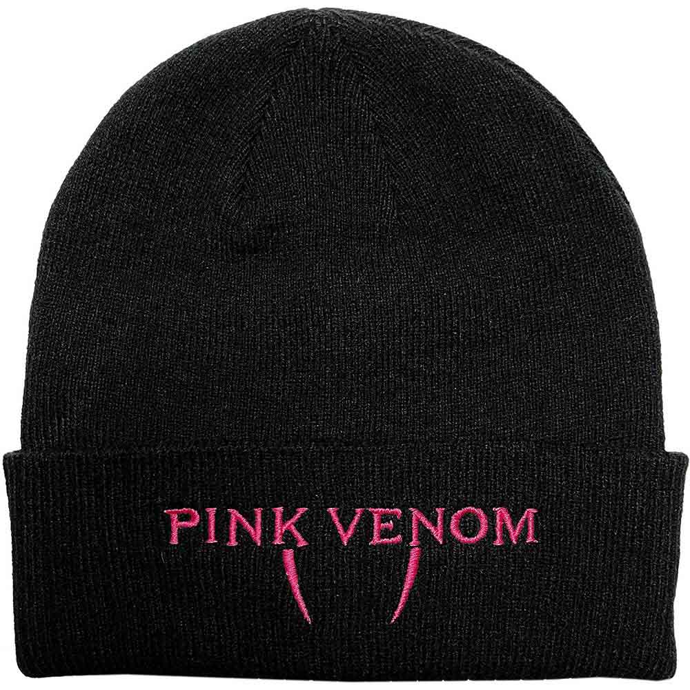 BLACKPINK Pink Venom Beanie Hat Black