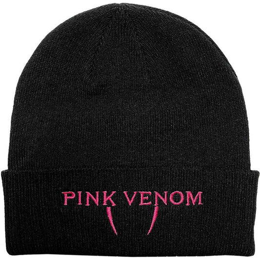 BLACKPINK Pink Venom Beanie Hat Black