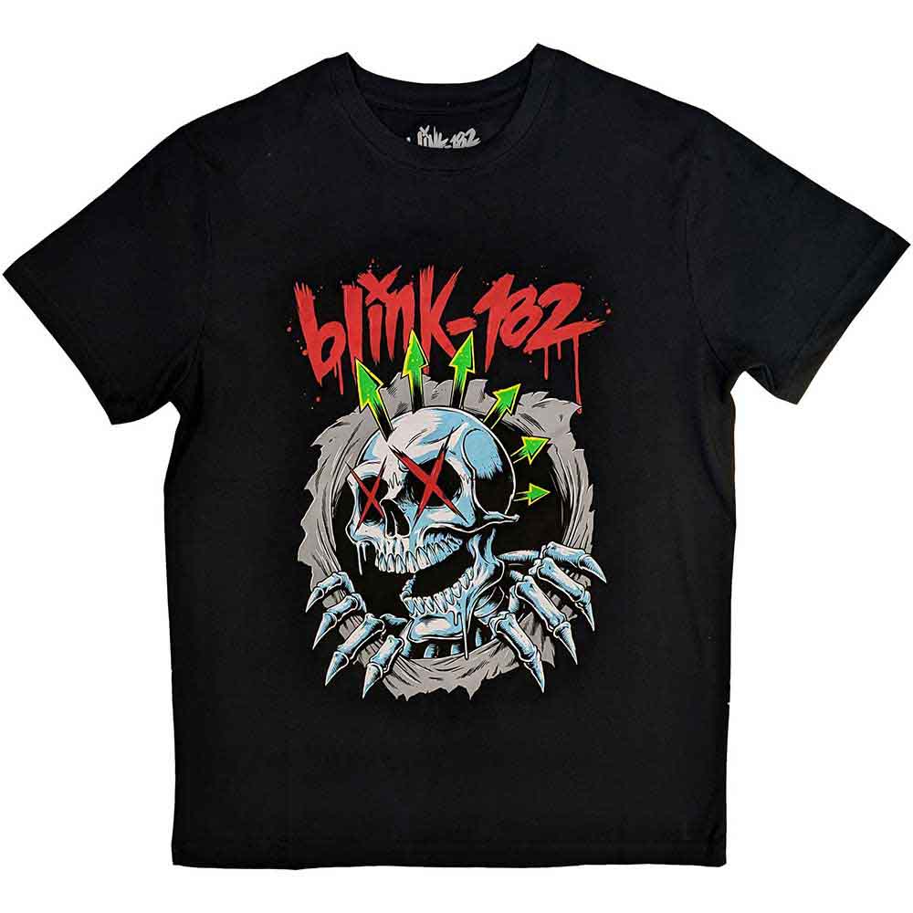 Blink-182 Six Arrow Skull Mens T Shirt