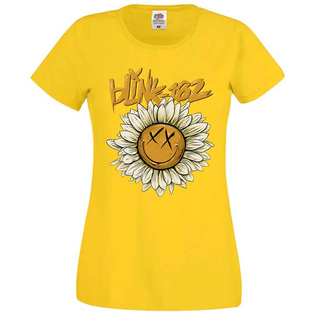 Blink-182 Sunflower Womens T Shirt