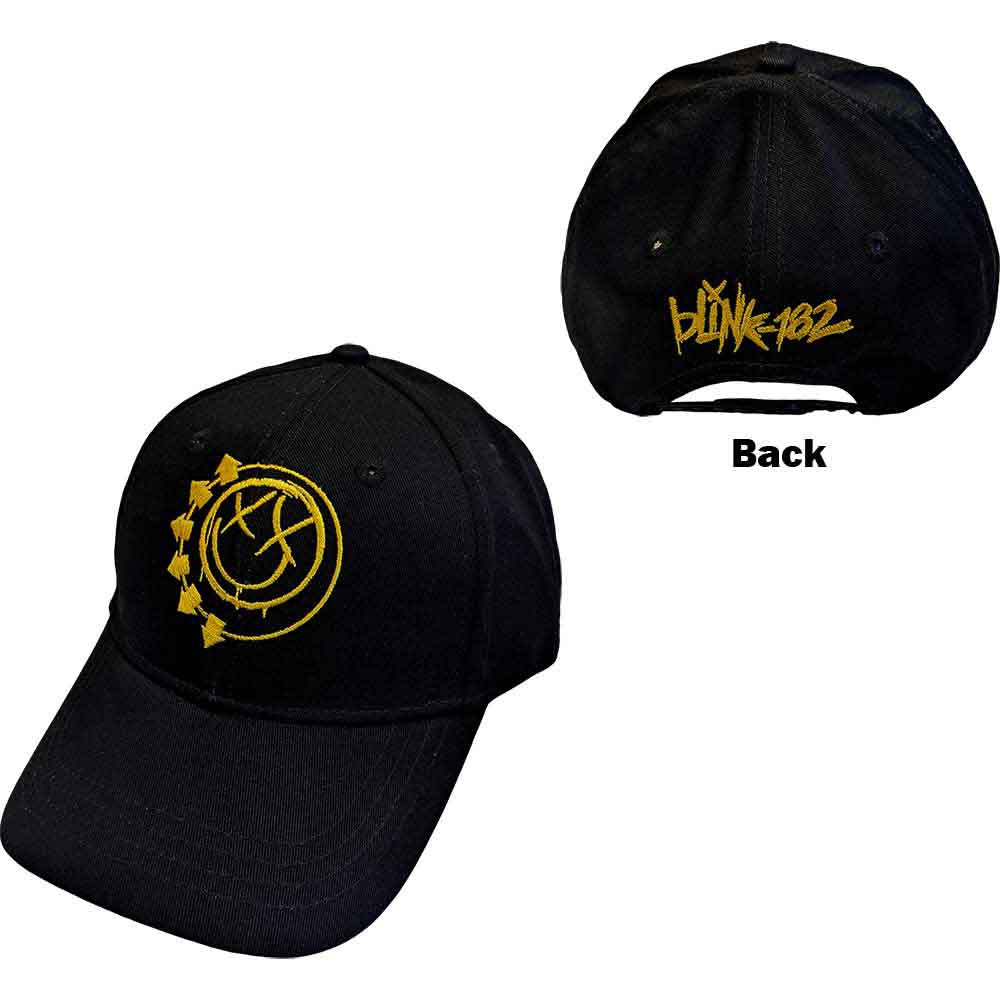 Blink-182 Yellow Six Arrow Smile Hat Black