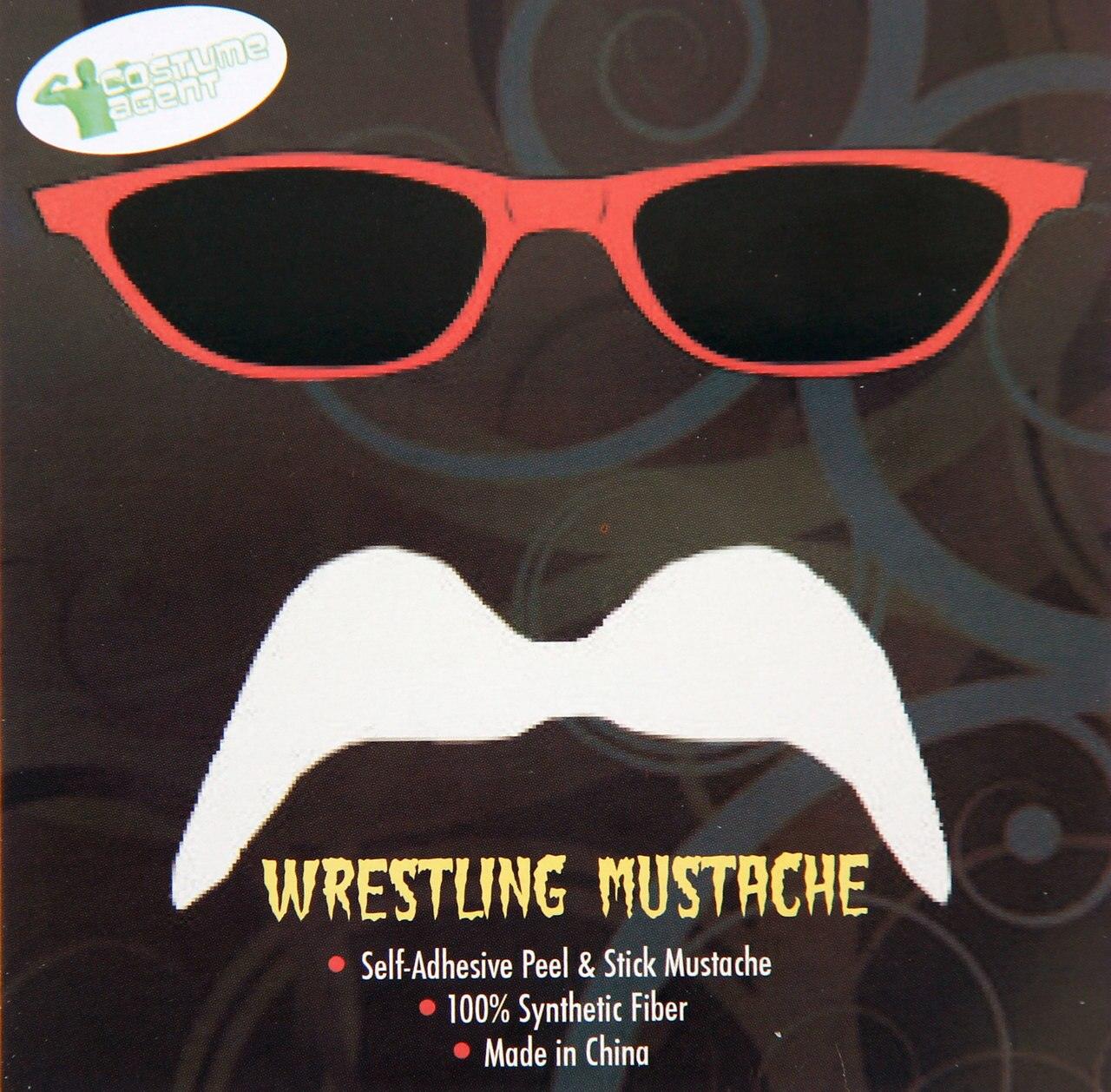 Blonde Wrestler Costume Mustache