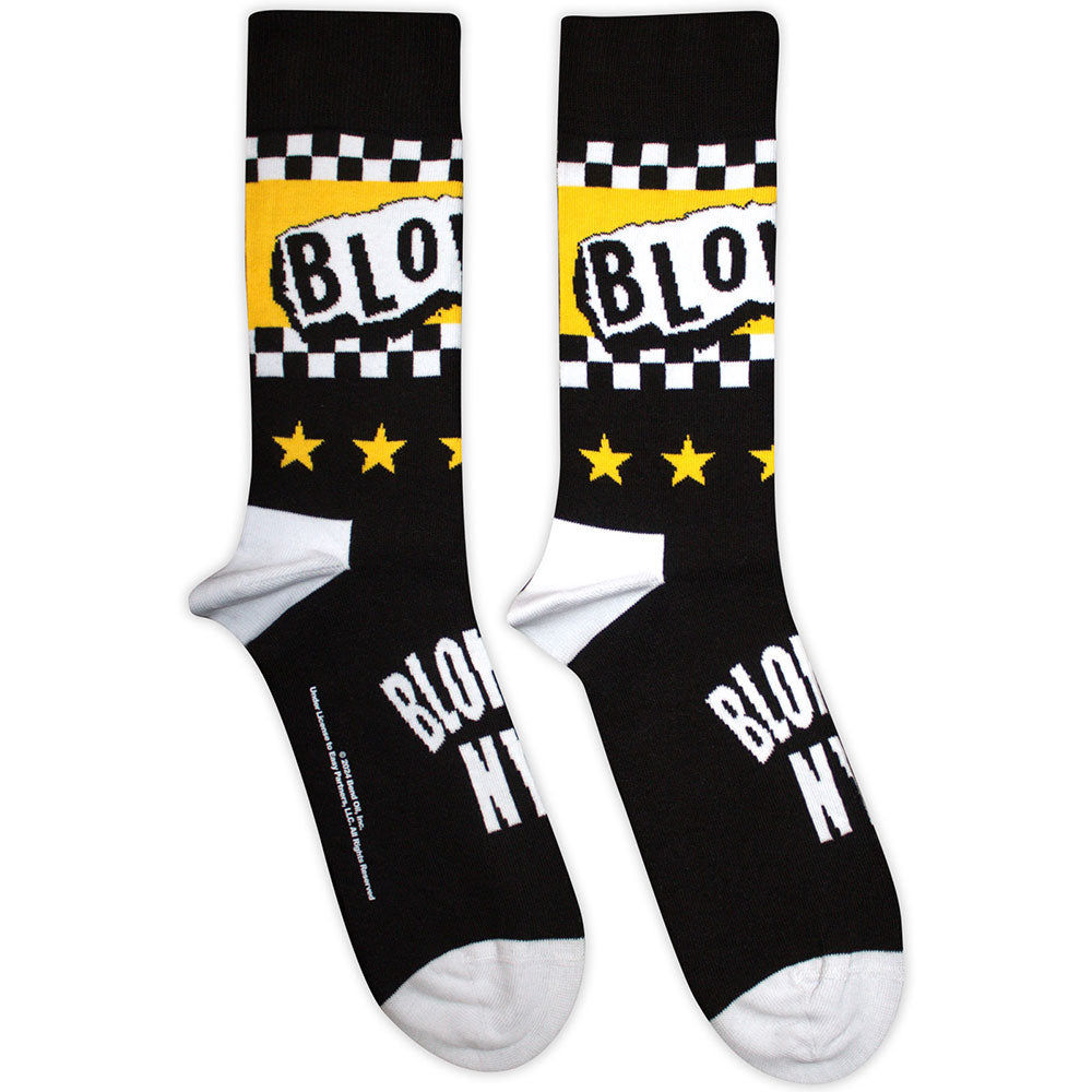 Blondie NYC Logo Socks Black