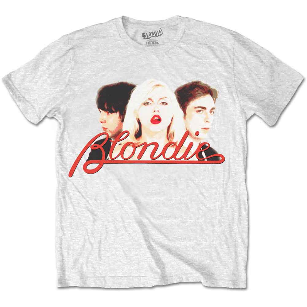Blondie P Lines Halftone Mens T Shirt