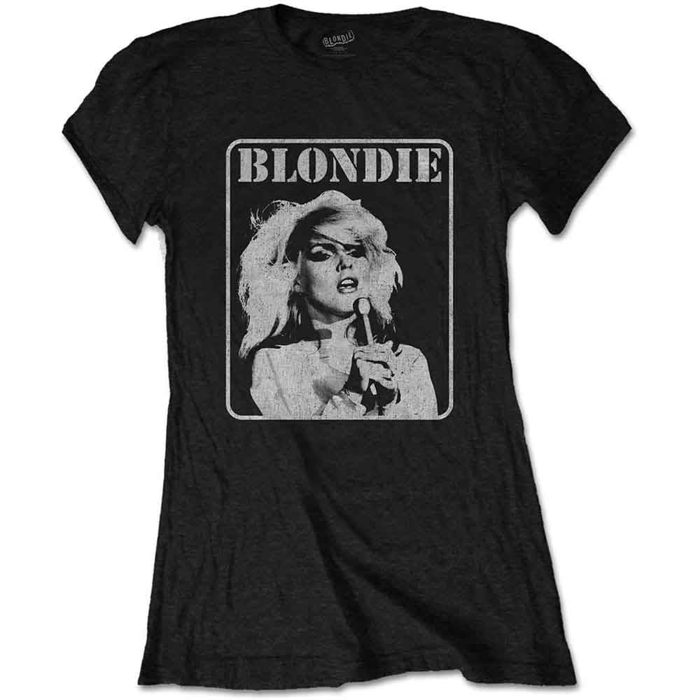 Blondie Presente Poster Womens T Shirt