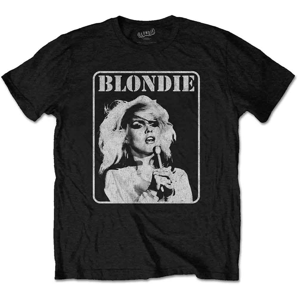 Blondie Presente Poster Mens T Shirt