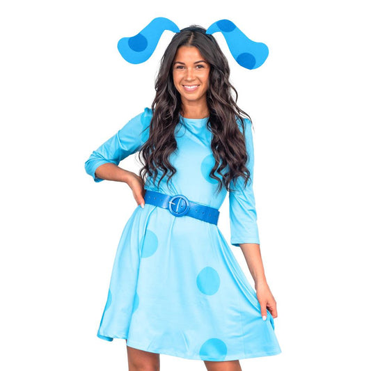 Blue's Clues Dress Halloween Costume Cosplay Deluxe Complete Set