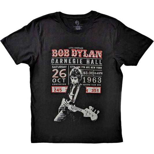 Bob Dylan Carnegie Hall '63 Mens T Shirt