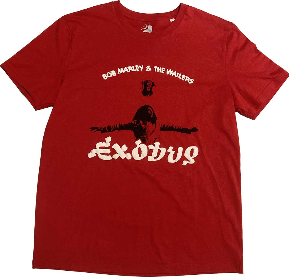 Bob Marley Exodus Arms Outstretched Mens T Shirt