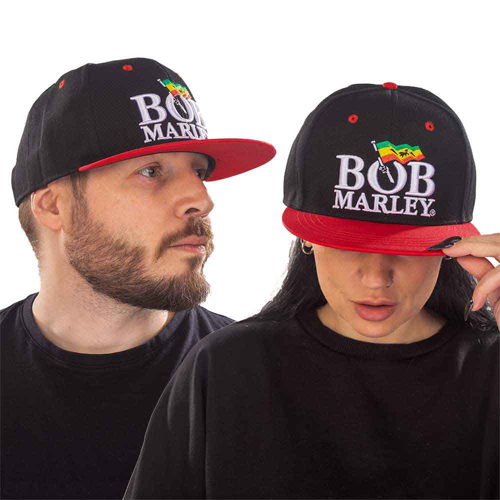 Bob Marley Logo Hat Black