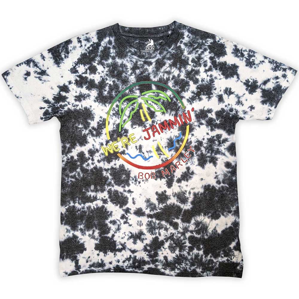 Bob Marley Neon Sign Mens T Shirt