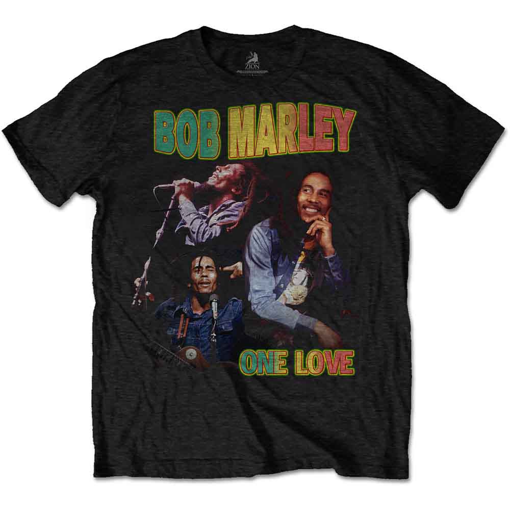 Bob Marley One Love Homage Mens T Shirt