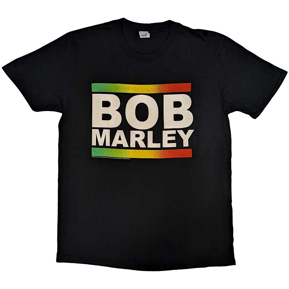 Bob Marley Rasta Band Block Mens T Shirt