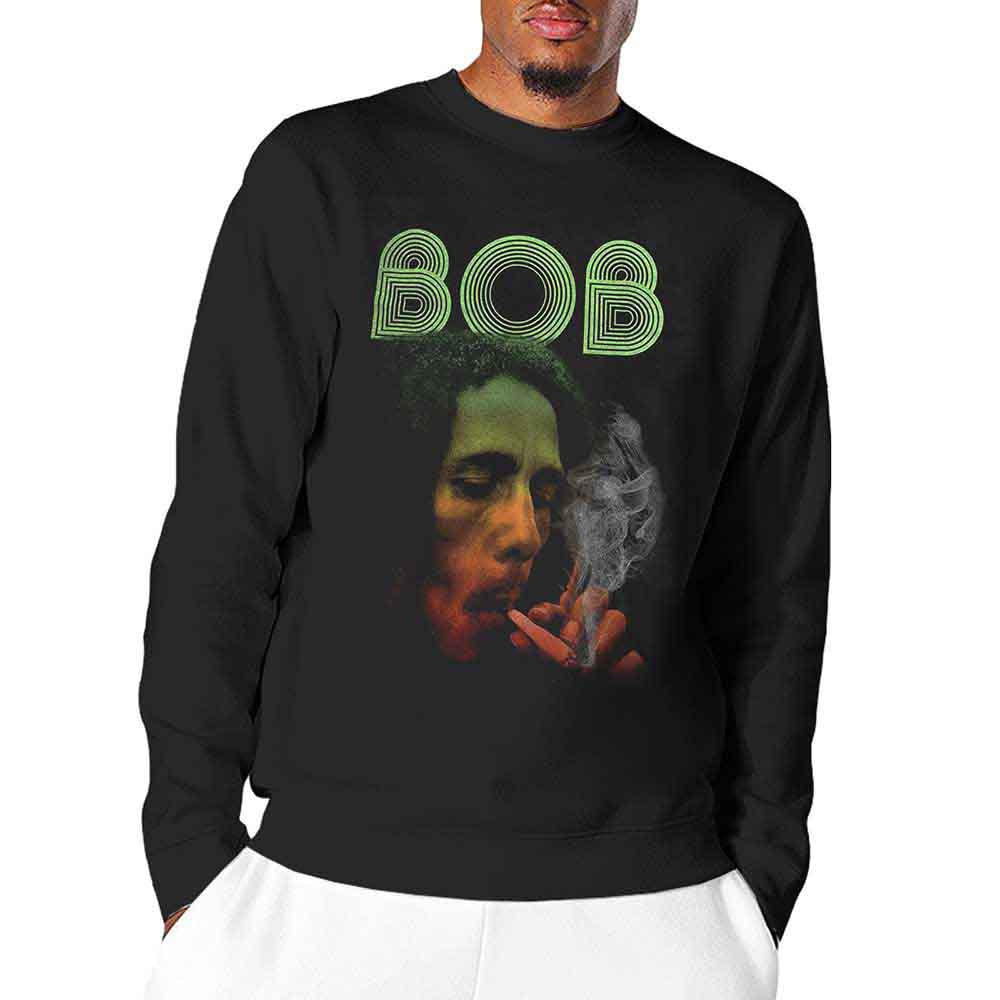 Bob Marley Smoke Gradient Long Sleeve Shirt