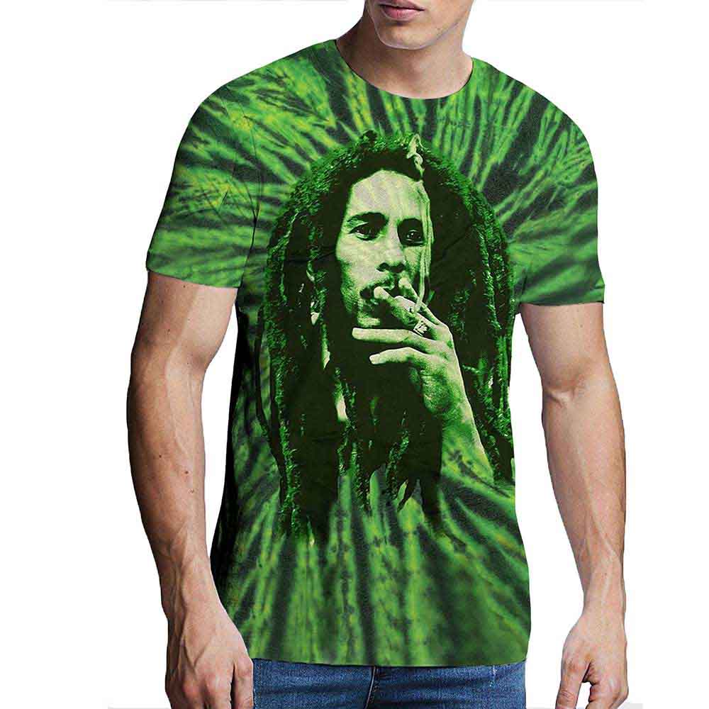 Bob Marley Smoke Mens T Shirt