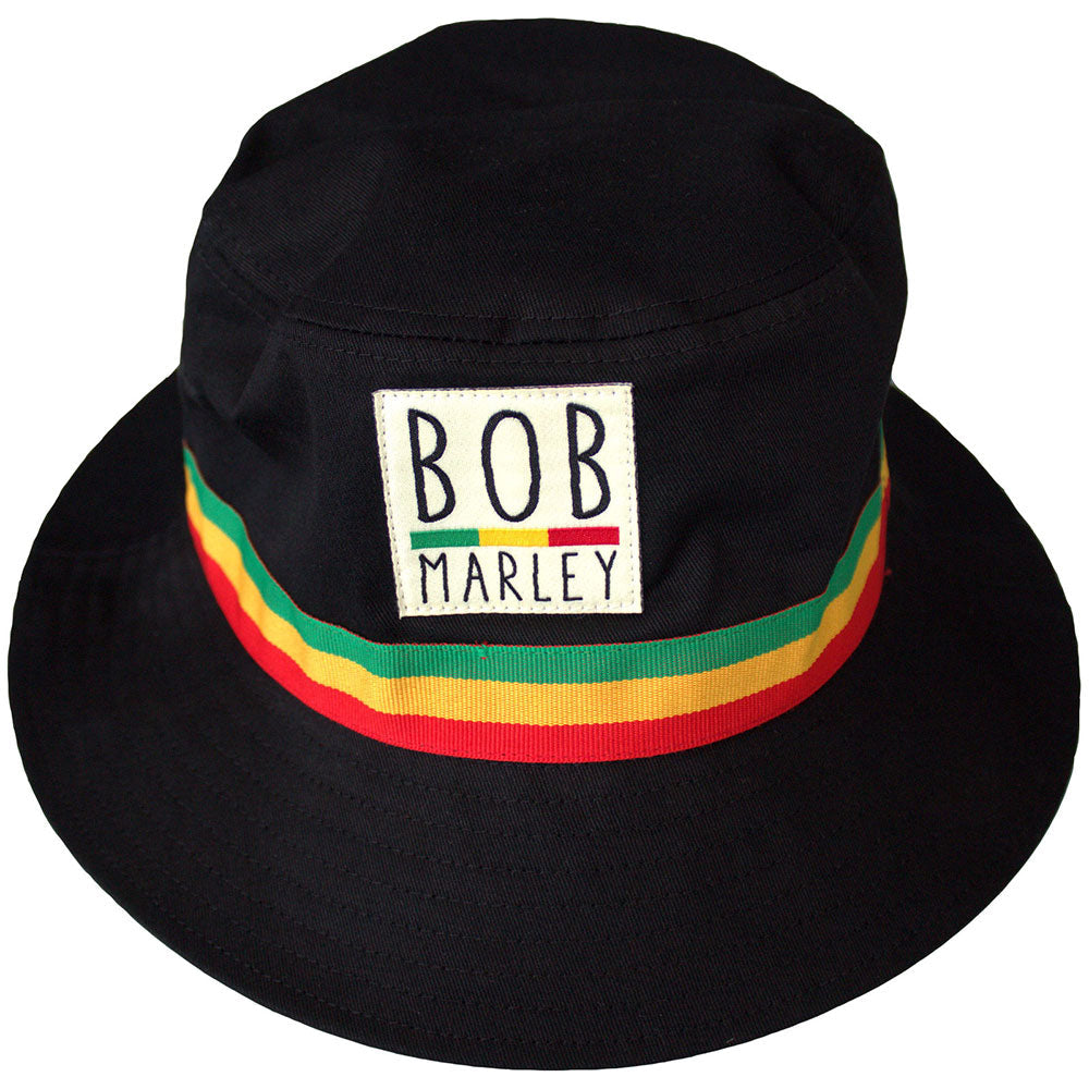 Bob Marley Tricolor Stripes Hat Black