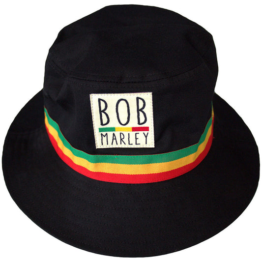 Bob Marley Tricolor Stripes Hat Black