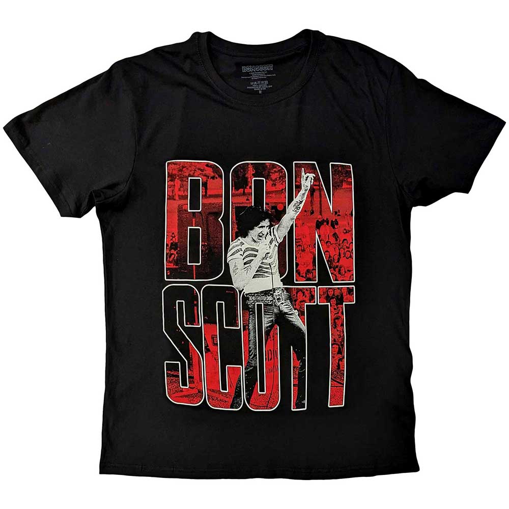 Bon Scott Big Type Mens T Shirt