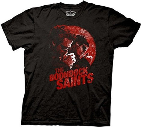 Boondock Saints Movie Smoking Mens T Shirt Black Officially Licensed