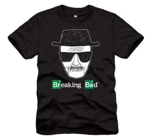 Breaking Bad Walter White Heisenberg Adult Black T Shirt