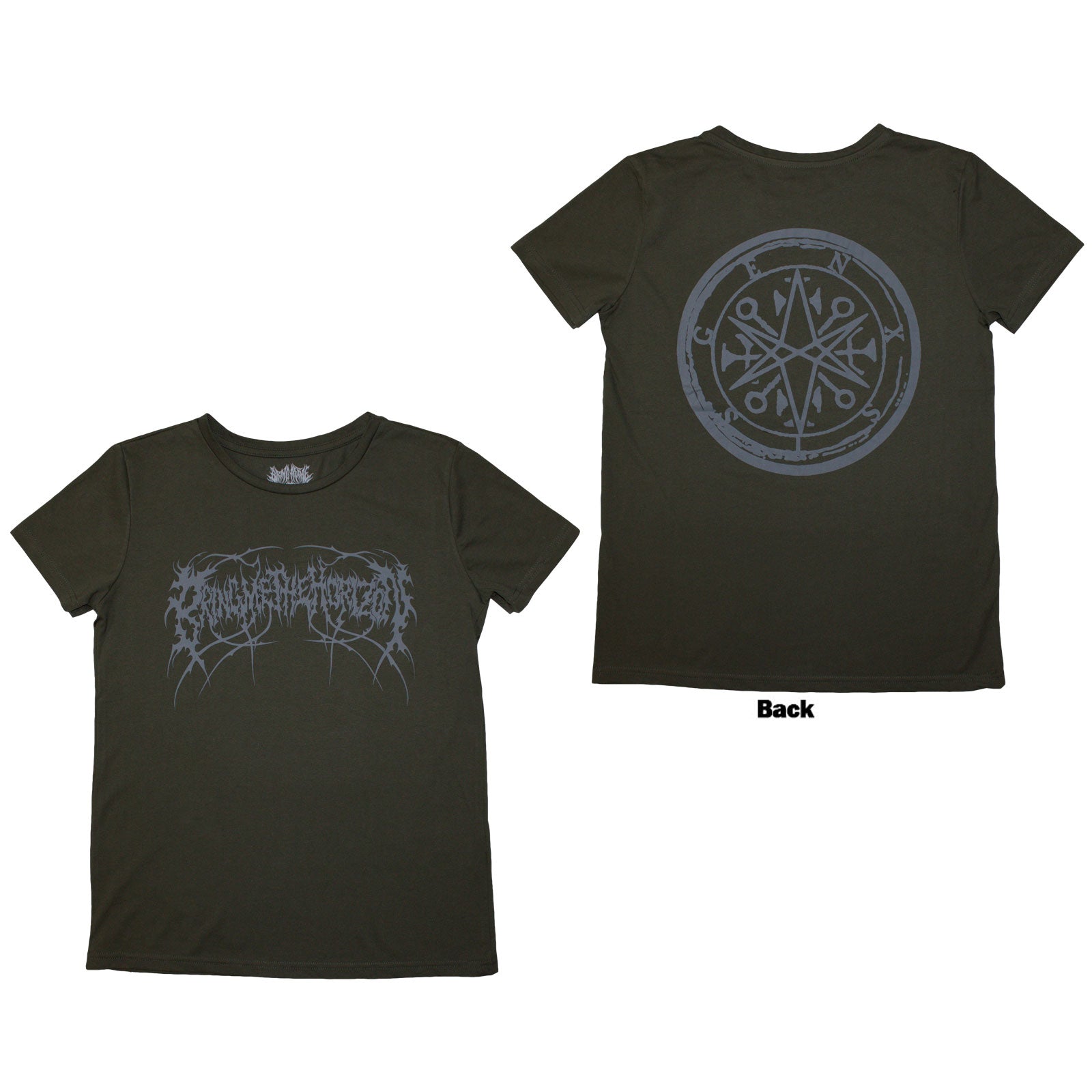 Bring Me The Horizon Metal Logo Genxsis Womens T Shirt
