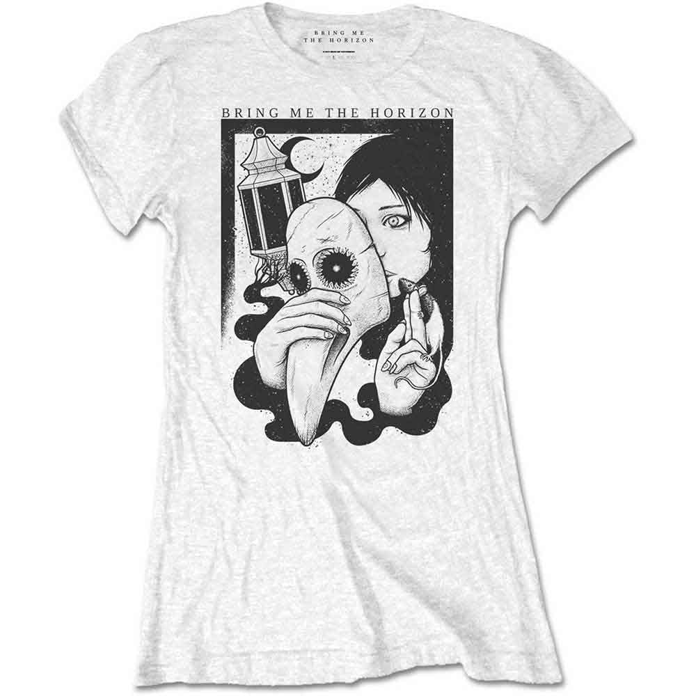 Bring Me The Horizon Plague Womens T Shirt White