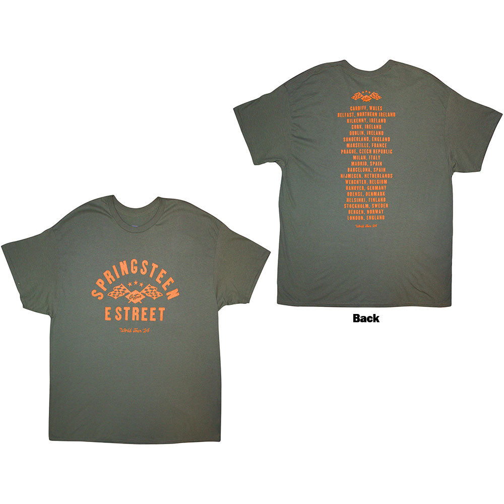 Bruce Springsteen Tour '24 Arch Flag Mens T Shirt