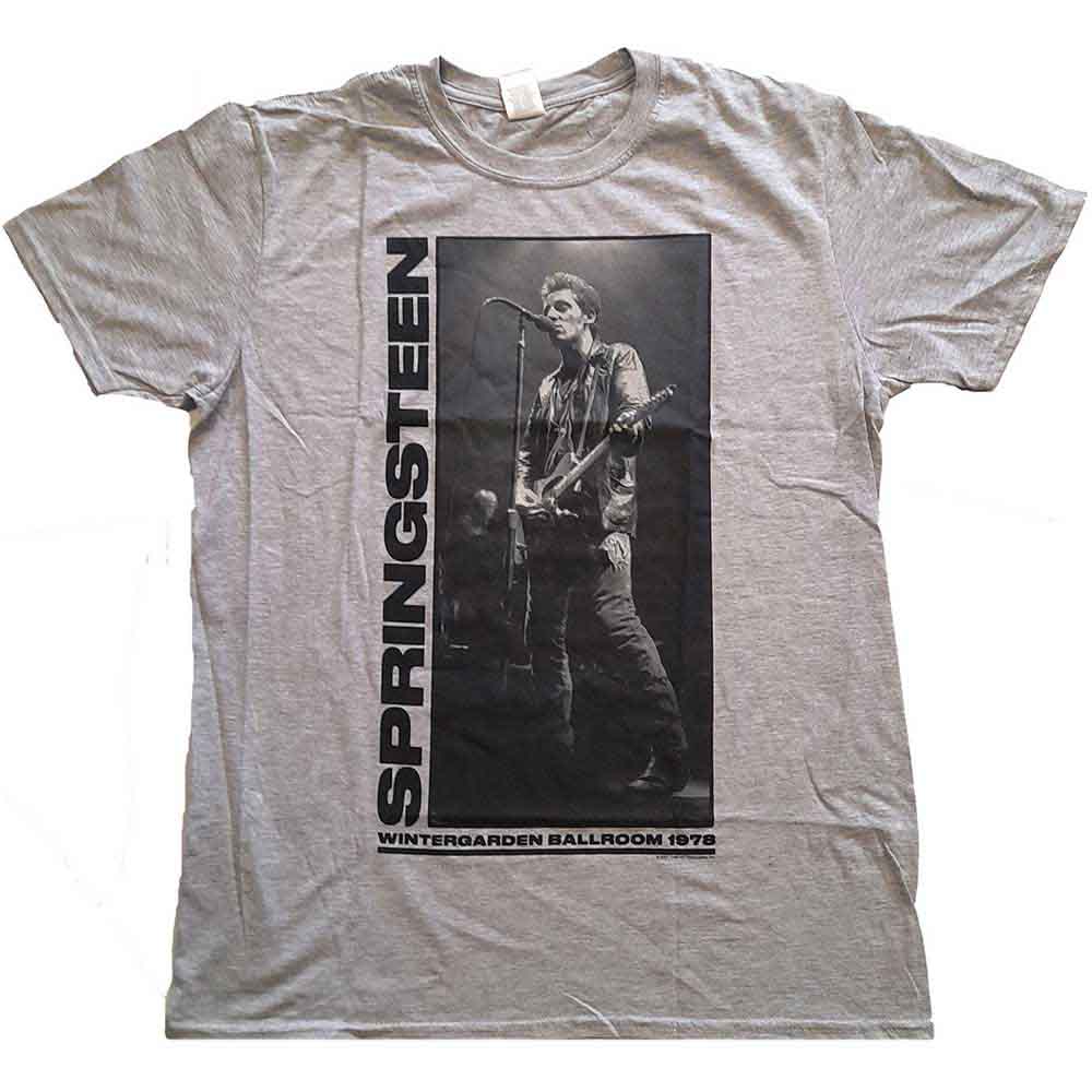 Bruce Springsteen Wintergarden Photo Mens T Shirt