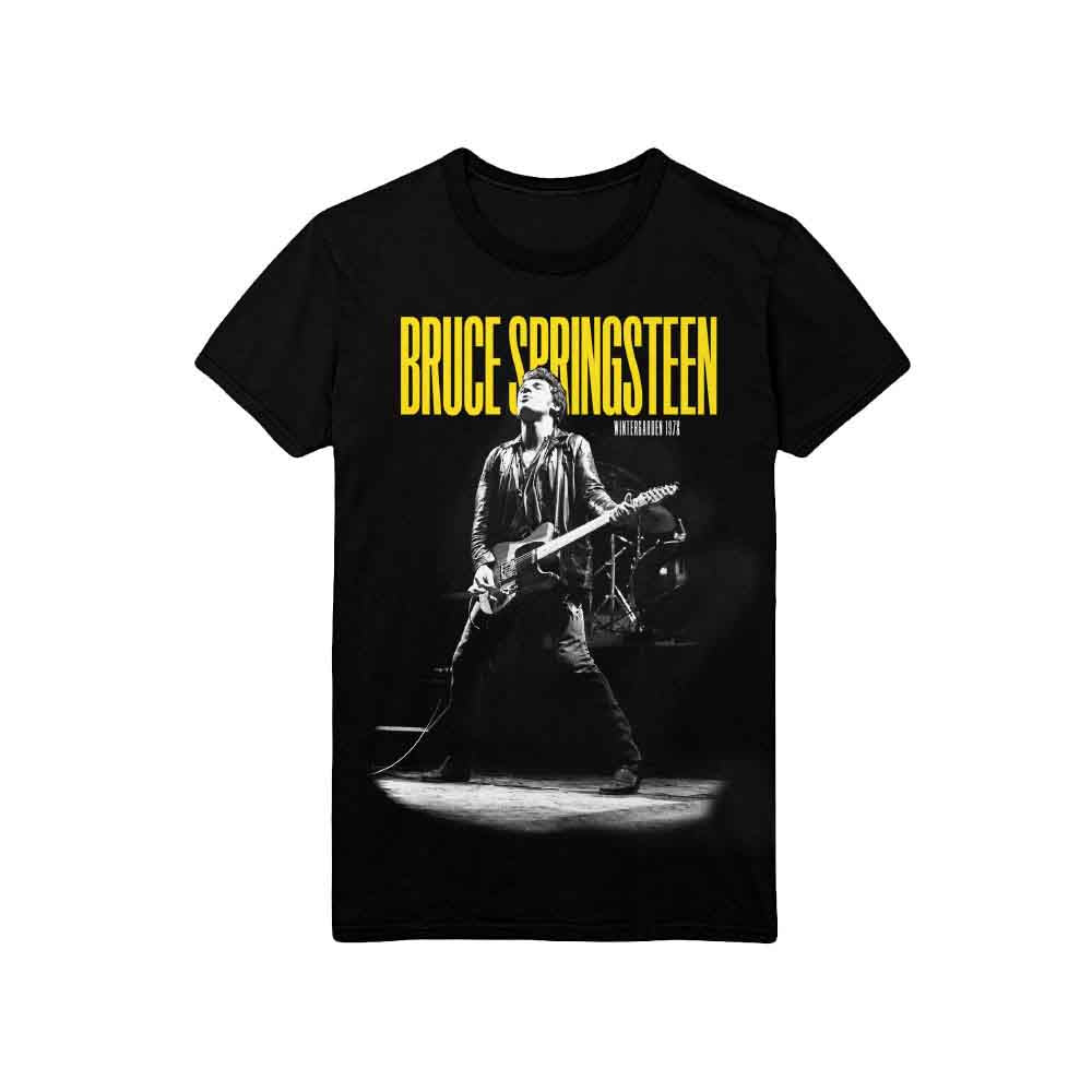 Bruce Springsteen Winterland Ballroom Guitar Mens T Shirt