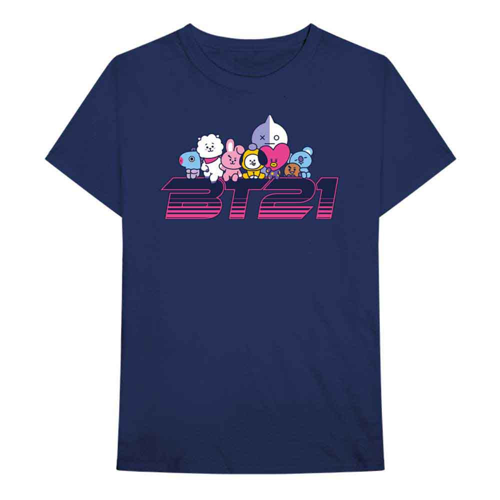 BT21 Space Wappen Logo Mens T Shirt