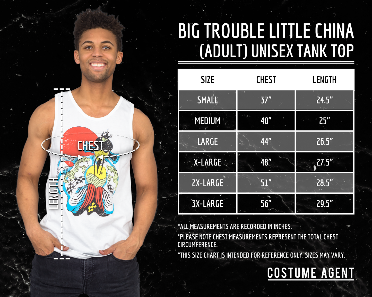 Big Trouble Little China Fu Manchu Tank Top