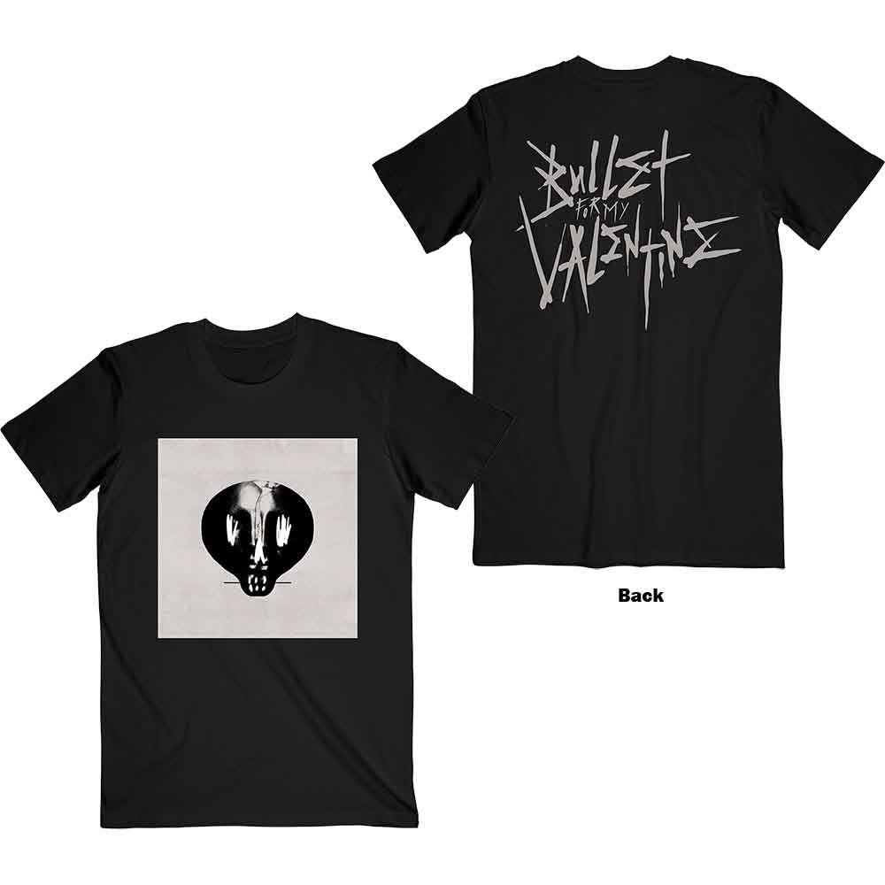 Bullet For My Valentine Album Cropped & Large Logo Mens T Shirt