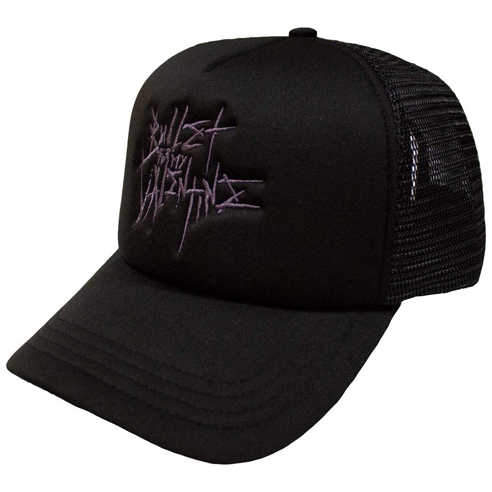 Bullet For My Valentine Purple Logo Hat Black