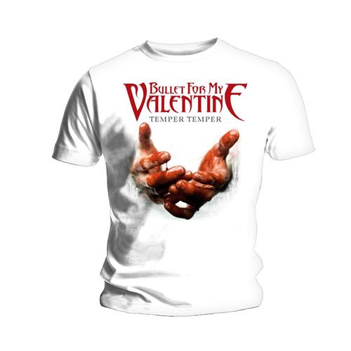 Bullet For My Valentine Temper Temper Blood Hands Mens T Shirt