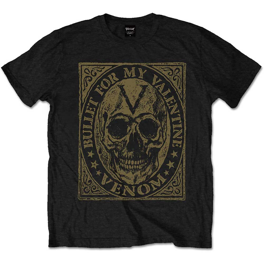 Bullet For My Valentine Venom Skull Mens T Shirt