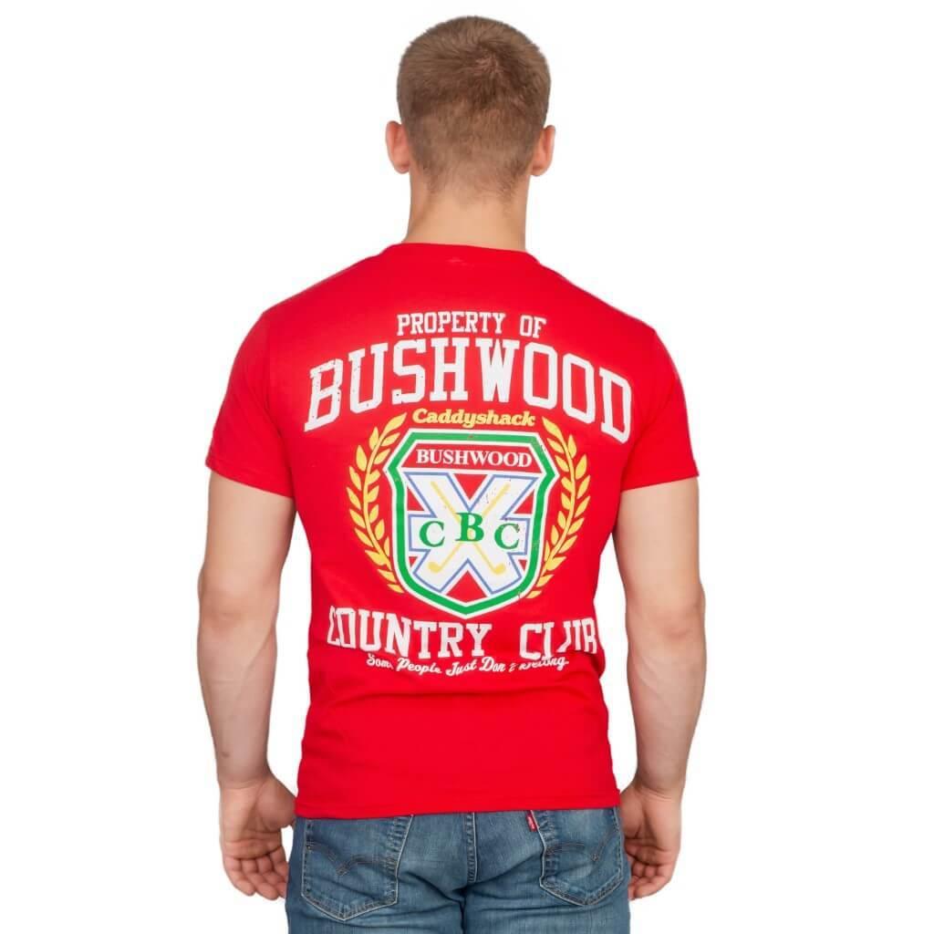 Caddyshack Bushwood CC Back Print T Shirt