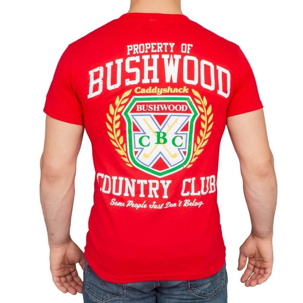 Caddyshack Bushwood CC Back Print T Shirt