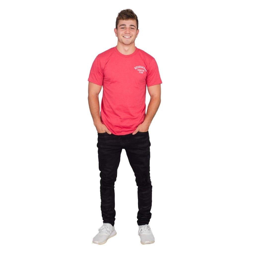 Caddyshack Bushwood Country Club Heather Red T Shirt