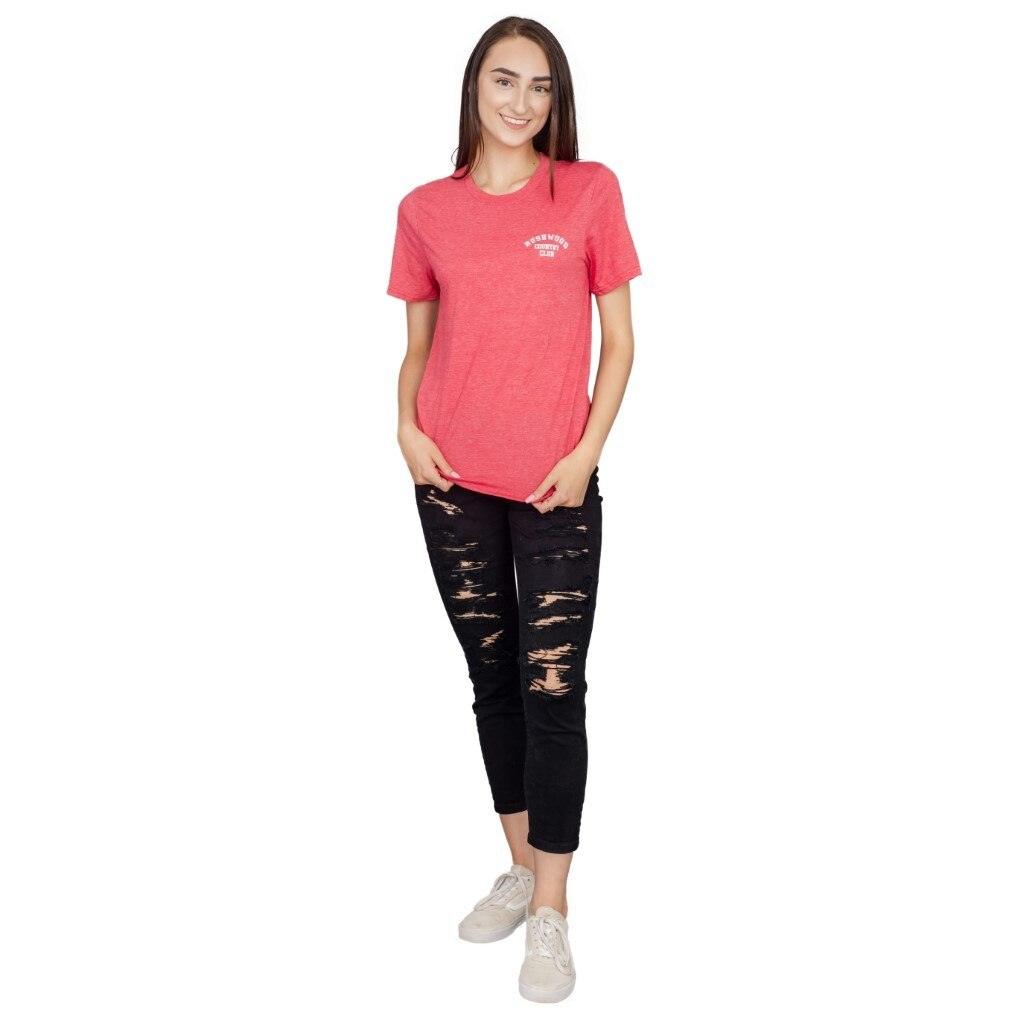 Caddyshack Bushwood Country Club Heather Red T Shirt