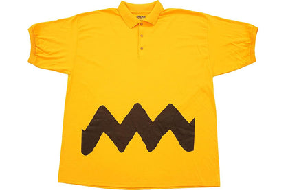 Charlie Brown Polo Button Up Costume T Shirt